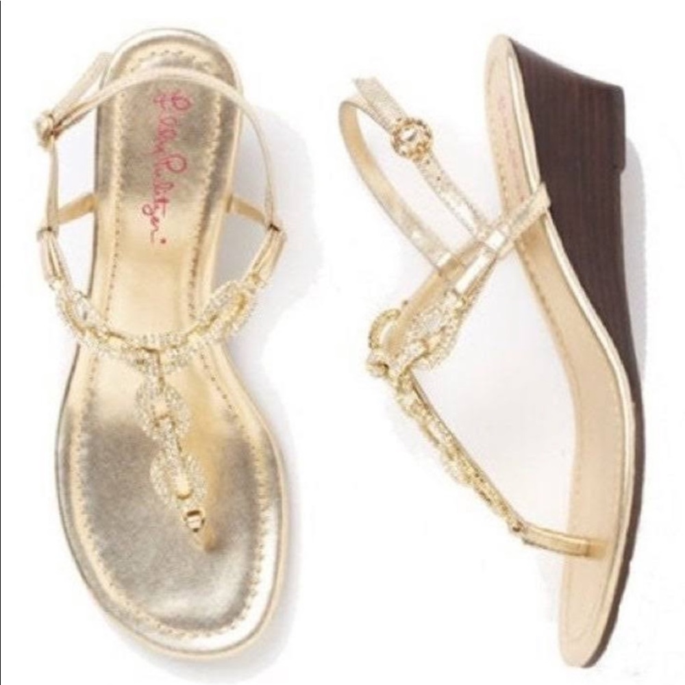 Lilly Pulitzer Newport Wedge EUC